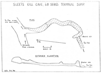 CDG NL73 Sleets Gill Cave - 68 Series Terminal Sump